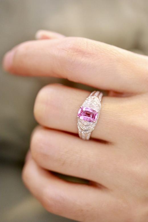 1.1ct 蓝宝石戒指 商品图7