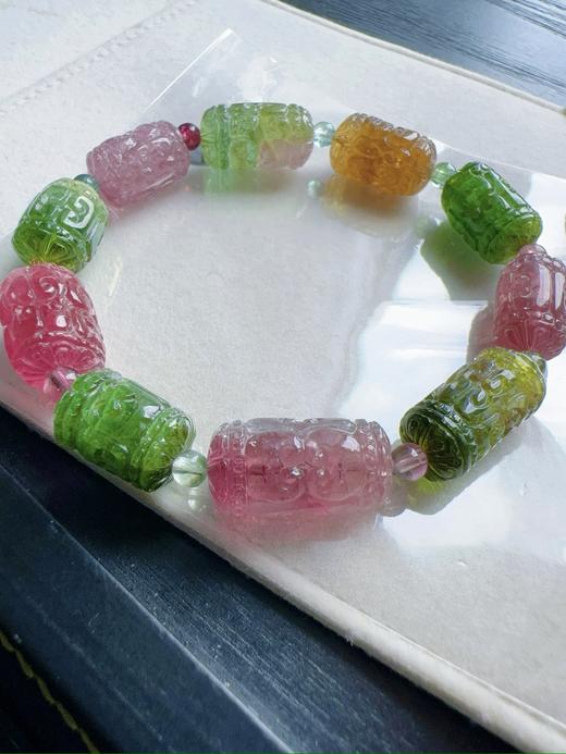 31.73g 雕刻碧玺手链 商品图2