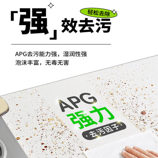 家用厨房湿巾强力去油60抽大包油烟机去污加大加厚厨房清洁湿纸巾 商品图3