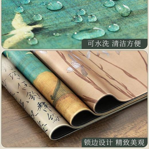 国风书画垫兰亭序颜真卿创意国潮古风书法写字垫加厚锁边代毛毡垫国风鼠标垫 商品图3