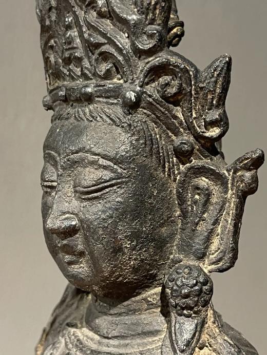 青铜观音菩萨头像残件，顺丰包邮 商品图6