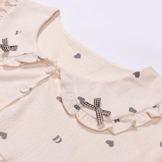 都市丽人睡衣超值精选短袖家居服泡泡绵薄女士棉质套装LHT2W6 商品图1