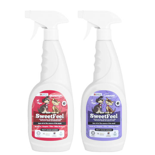 猫研所 英国耐格乐清洁尿味  犬猫通用  生物酶专利技术去尿渍尿味杀菌除臭  半甜西柚/宁静香草味 750ml/瓶 商品图2