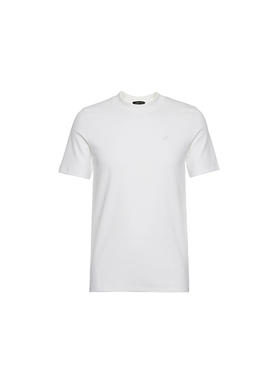 callisto白色莫代尔混纺T恤