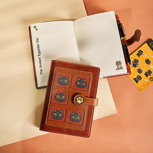 大英博物馆 盖亚·安德森猫和她的朋友们系列 萌猫表情包 手账笔记本 商品图1