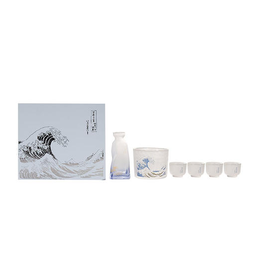 大英博物馆 东瀛系列 神奈川冲浪里 温酒器 一壶四杯套装 温酒 冰酒 商品图4