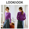 
OLrain欧芮儿法式紫色针织开衫女早秋2024年新款复古刺绣显瘦上衣 商品缩略图4