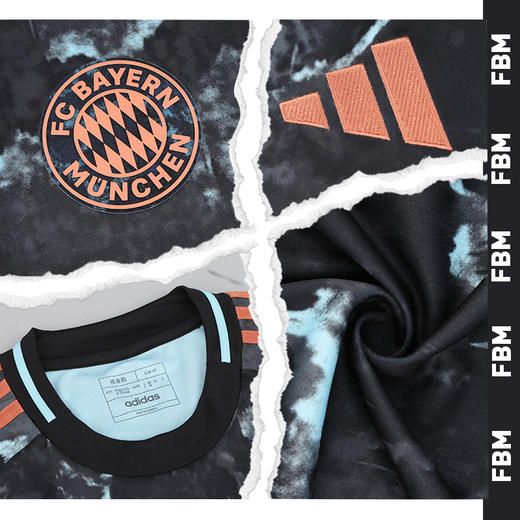 小李子ADIDAS阿迪达斯24/25赛季拜仁慕尼黑客场球迷版球衣成人男IZ3130 商品图2