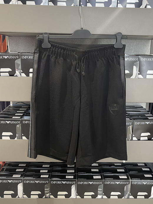 EMPORIO ARMANI/EA EA7阿玛尼 男士日常休闲logo标抽绳运动短裤 商品图1