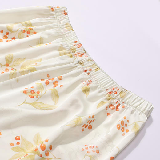 都市丽人睡衣好睡好眠三件套家居服冰雪丝提花薄女士丝质三件套LHT5A3 商品图14