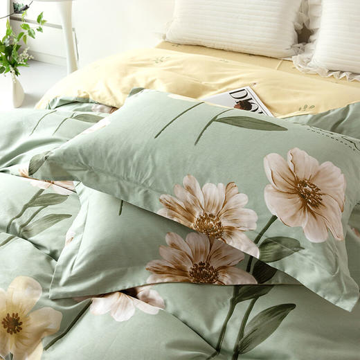 【多样屋专柜】多样屋千垛蔓柔-全棉四件套纯棉床单被罩床上用品200*230cm 商品图3