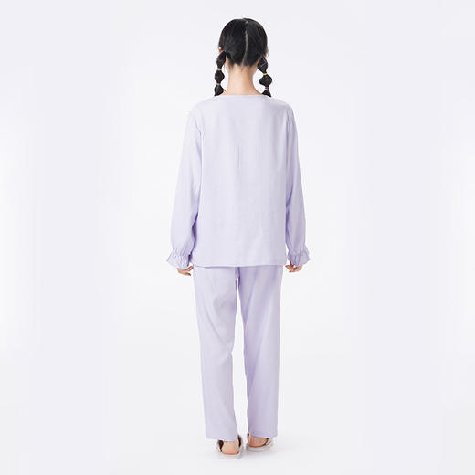 都市丽人睡衣好睡好眠长袖家居服软绵绵1.0薄女士软绵绵长袖长裤LHT2P9 商品图3