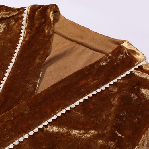 都市丽人睡衣生活家居两件套家居服钻石绒厚女士丝绒两件袍LHT4B2 商品图4