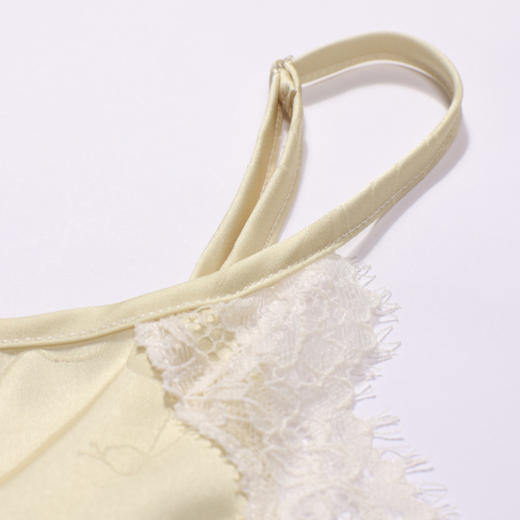 都市丽人睡衣好睡好眠三件套家居服冰雪丝提花薄女士丝质三件套LHT5A3 商品图12