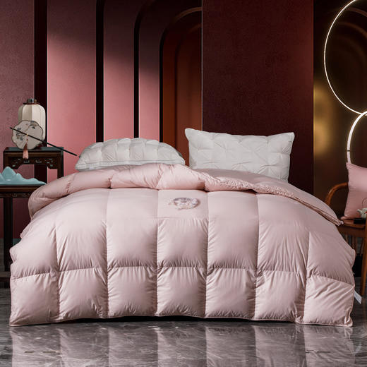 多喜爱 金羽朵95进口白鹅绒冬被 锦月文鳐/润玉夫诸/double保暖/cube倍暖【波兰进口】【95%高绒子】1000+洁净度 80S柔赛丝面料 商品图8