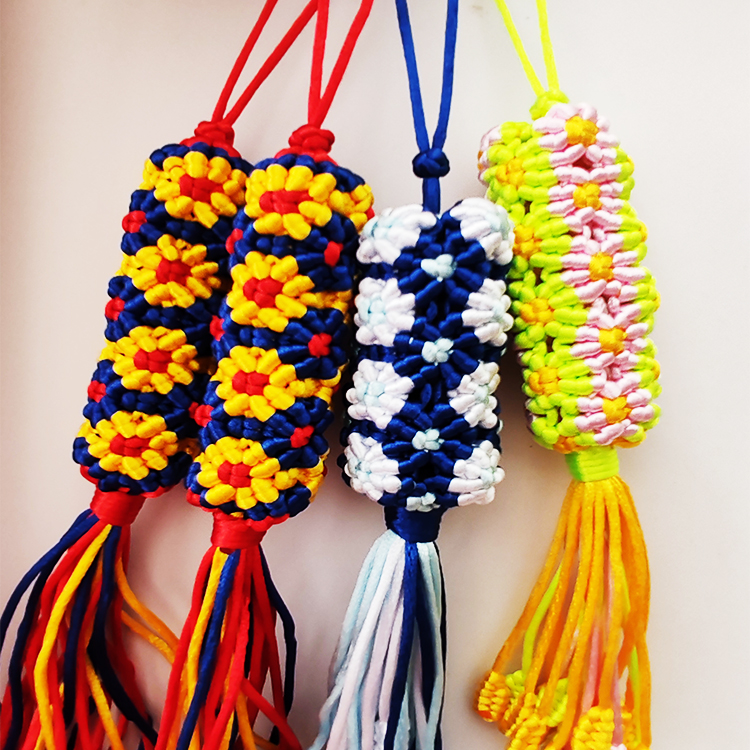 转经筒车挂纯手工编织