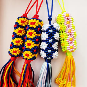 转经筒车挂纯手工编织