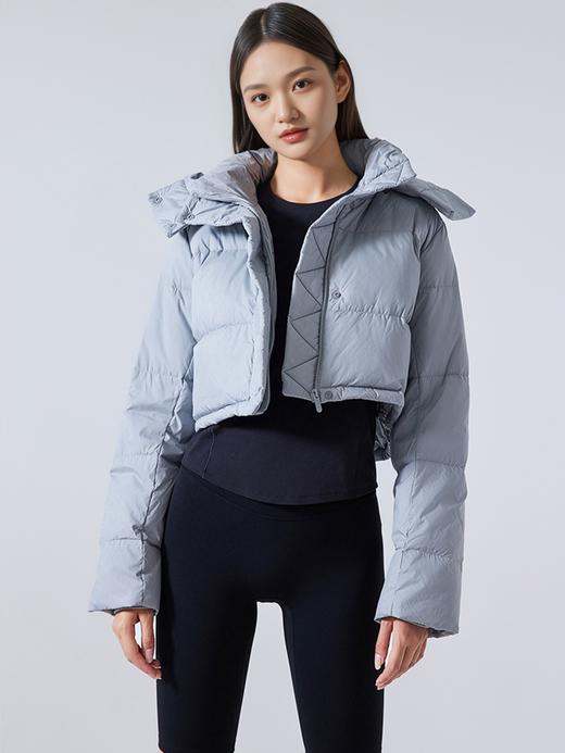 哈瓦塔保暖鹅绒泡芙短款羽绒服 商品图2