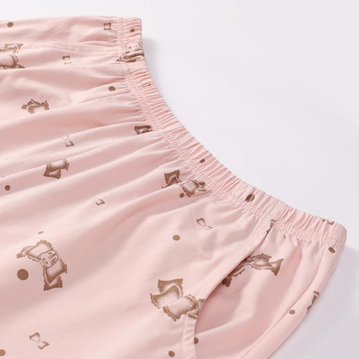 都市丽人睡衣会员精选长袖家居服26支TC65/35单面薄女士棉质套装LHT2U5 商品图3