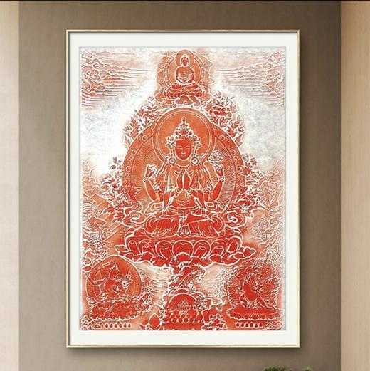 《唐卡普贤菩萨像》拓片 商品图2