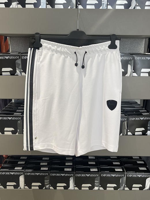 EMPORIO ARMANI/EA EA7阿玛尼 男士日常休闲logo标抽绳运动短裤 商品图0