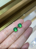 722-8 镶钻四爪绿玉髓耳钉 鸽子蛋型素面【8mm】【12mm】 商品缩略图14