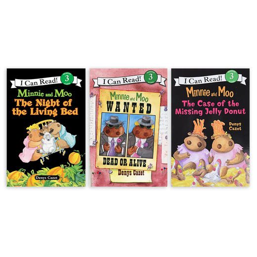 英文原版 米妮和哞哞故事系列3册 商品图1