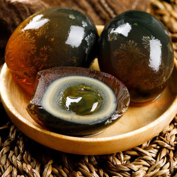 神丹皮蛋10枚580g  礼盒  无铅工艺松花鸭皮蛋  企业团购礼盒 商品图4