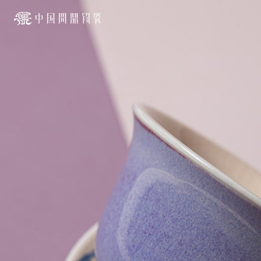 问鼎钧瓷鹅黄青花三才盖碗（喜上眉梢） 商品图3