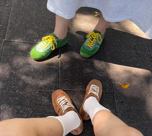 老米优品🎈配色太绝了！！《马拉松复古德训鞋》反绒小牛皮胚拼接，羊皮鞋垫，超轻透气！橡胶大底，久穿不累~~ 商品图7