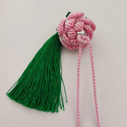 小莲花车挂（纯手工编织） 商品图0