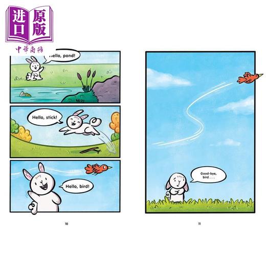 【中商原版】学乐兔笨笨和糖帮帮3册 Bunbun Bonbon 1-3 图像小说英文漫画桥梁书儿童文学图画小说漫画故事绘本 英文原版进口 商品图2