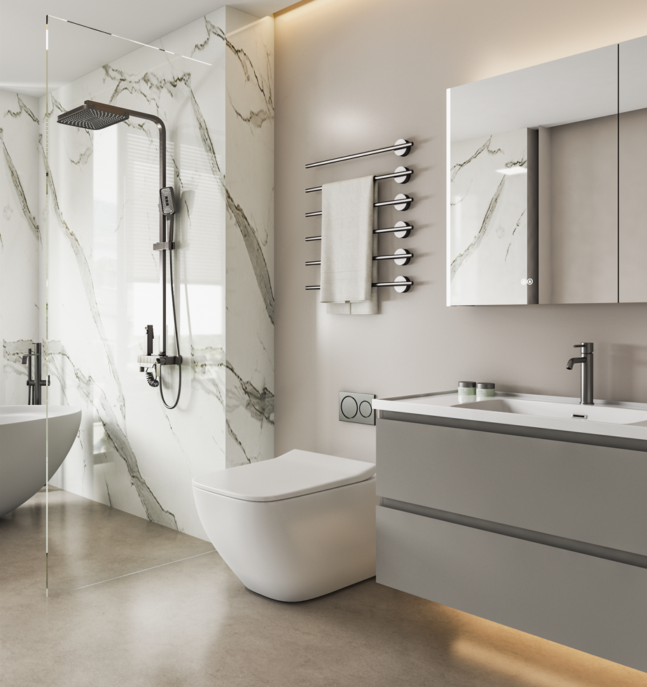 ZX130现代风浴室柜