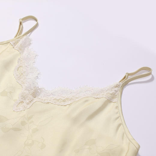 都市丽人睡衣好睡好眠三件套家居服冰雪丝提花薄女士丝质三件套LHT5A3 商品图11