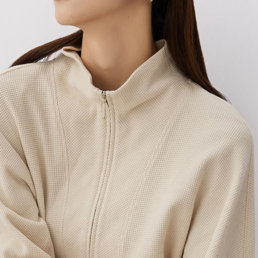 谜底套头立领卫衣长袖女2024秋新品慵懒风休闲短款上衣243MV1161 商品图3