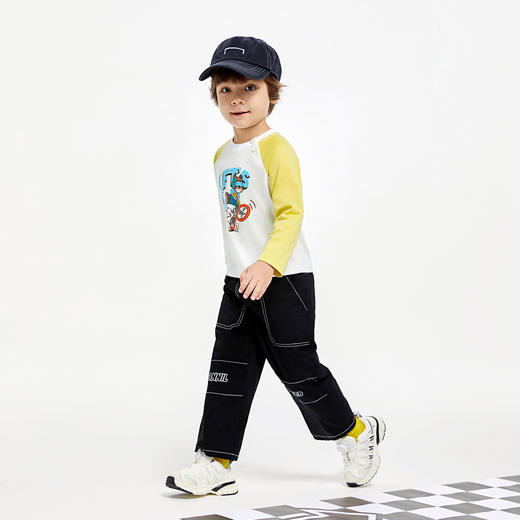 男童萌趣印花全棉T新款安奈儿童装实体店同款XB431699 商品图5