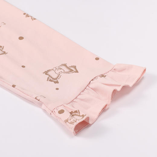 都市丽人睡衣会员精选长袖家居服26支TC65/35单面薄女士棉质套装LHT2U5 商品图2