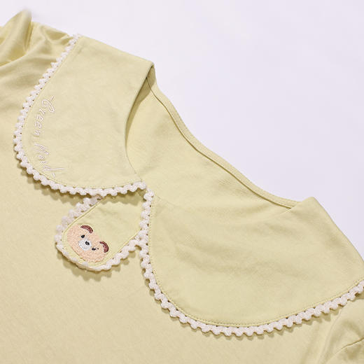 都市丽人睡衣生活家居长袖家居服单面无尘棉薄女士棉质套装LHT2N7 商品图4