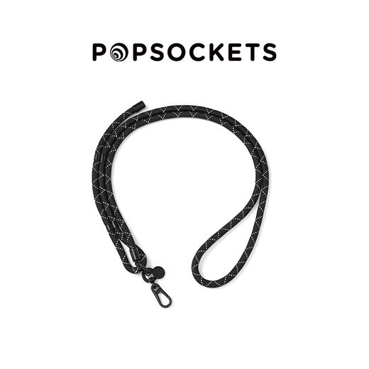 【手机绳链】编织黑·手机背带 Wristlet&Strap手机绳链 Strap手机背带 黑色 商品图0