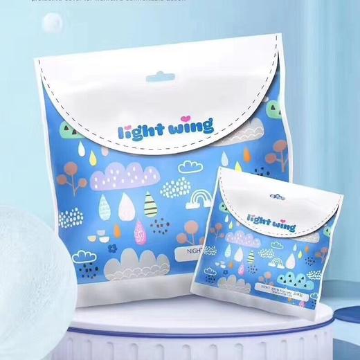 韩国品牌正品light wing轻翼卫生巾姨妈巾护垫日用夜用女便携 商品图2