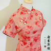 【朱槿】缎面印花改良旗袍优雅唯美新中式 商品缩略图6