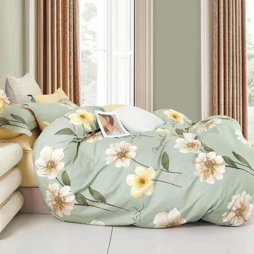 【多样屋专柜】多样屋千垛蔓柔-全棉四件套纯棉床单被罩床上用品200*230cm 商品图1