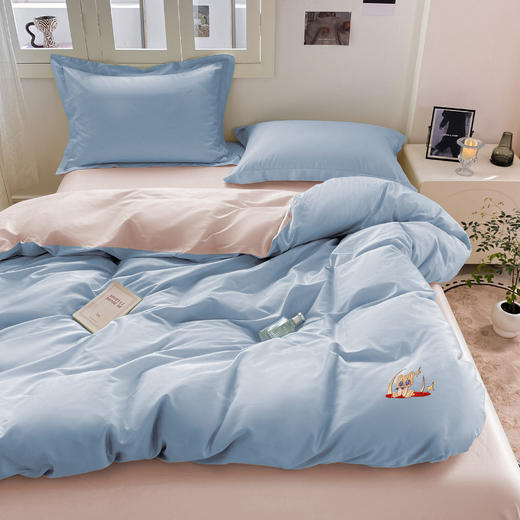 【维科家纺】全棉A类素色三件套-美拉熊 商品图2