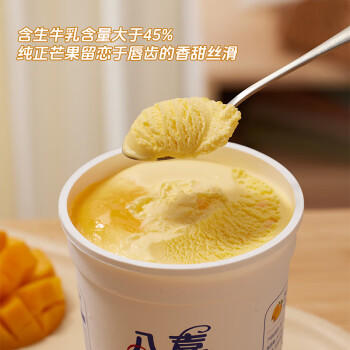 八喜冰淇淋 芒果口味283g*1杯  冰淇淋  小杯装 商品图5