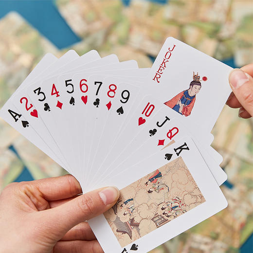 【半日闲】金牡丹红茶1盒 经绿色食品认证 红楼梦掼蛋扑克牌2副 商品图5