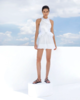 INASAMI - Safra Top - White Linen - 女装 - 上衣 - 白色 商品缩略图0