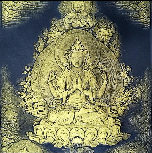 《唐卡普贤菩萨像》拓片 商品图0