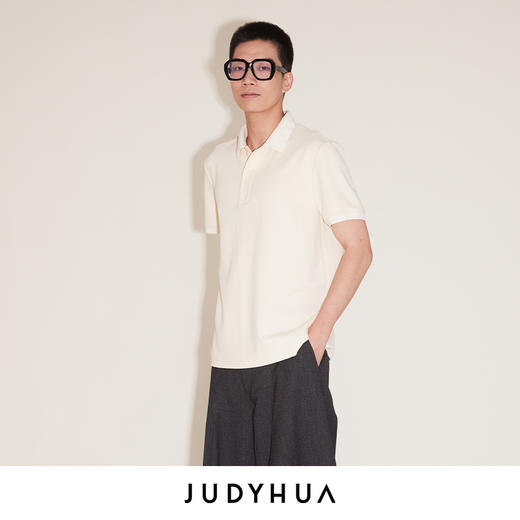 JUDYHUA 张恩利联名款 花园系列线迹POLO 商品图3