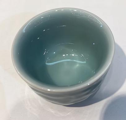 成艺千里江山反口手心杯陶瓷 品茗杯 主人杯80ML复古青观山杯复古青祥龙思缘杯三兔飞天小压手杯 商品图11