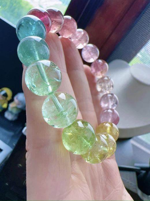 45.5g 12mm 碧玺手链 商品图0